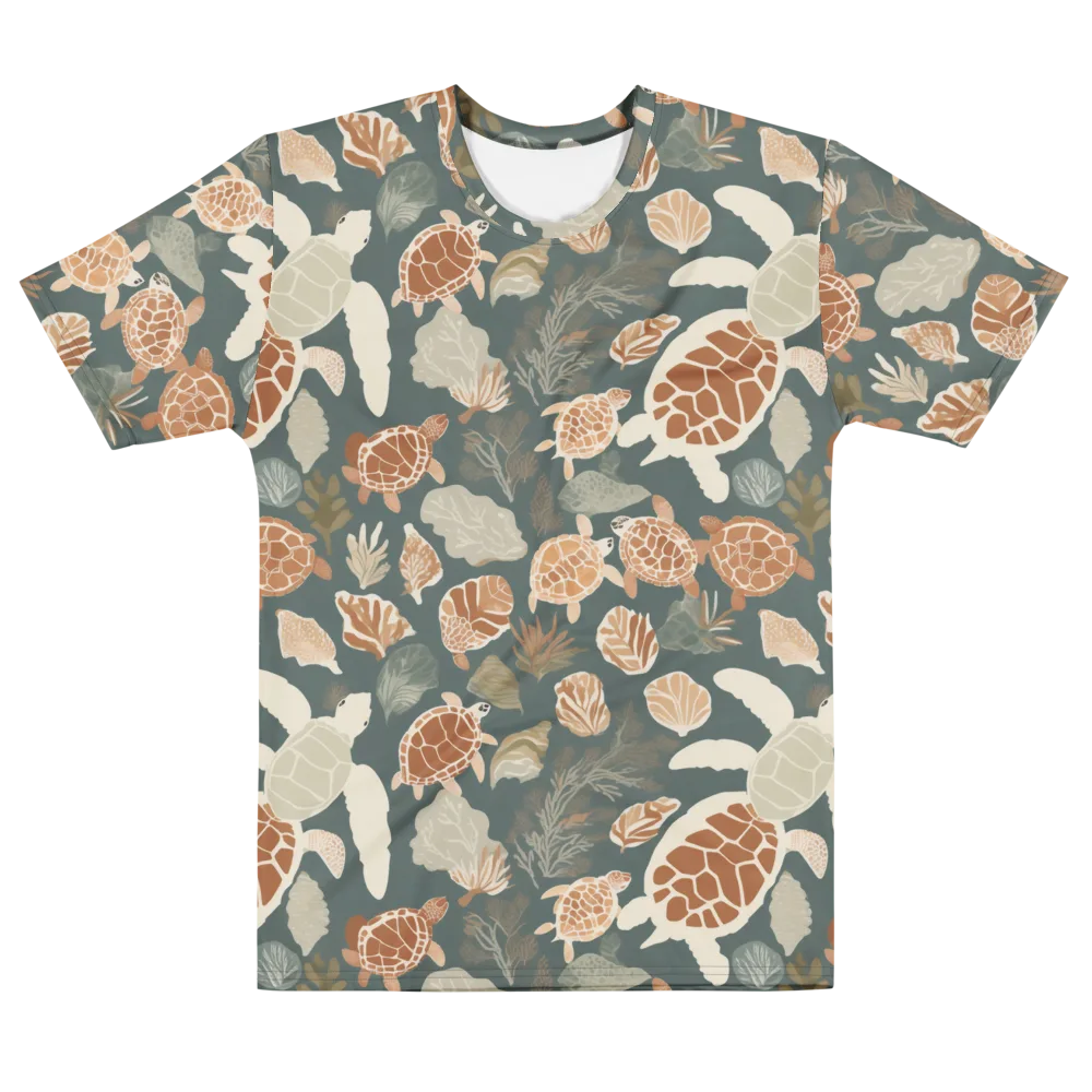 Reef Roaming on Men's Crew Neck T-Shirt — Front