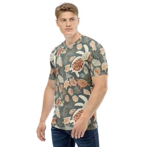 Reef Roaming on a Men's Crew Neck T-Shirt
