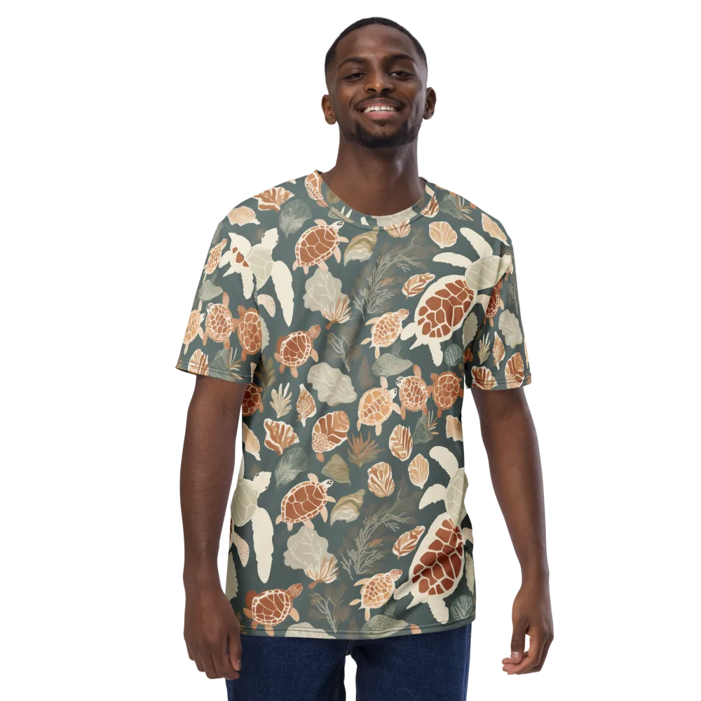 Reef Roaming on Men's Crew Neck T-Shirt — Front