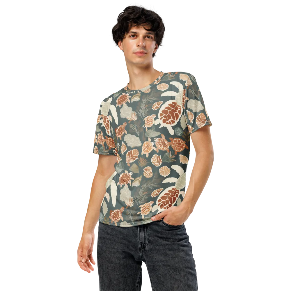 Reef Roaming on Men's Crew Neck T-Shirt — Front