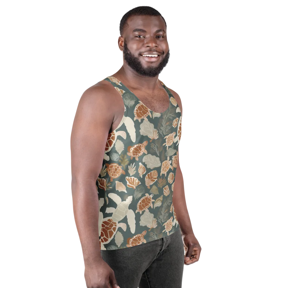 Reef Roaming on Men's Tank Top — Right Front