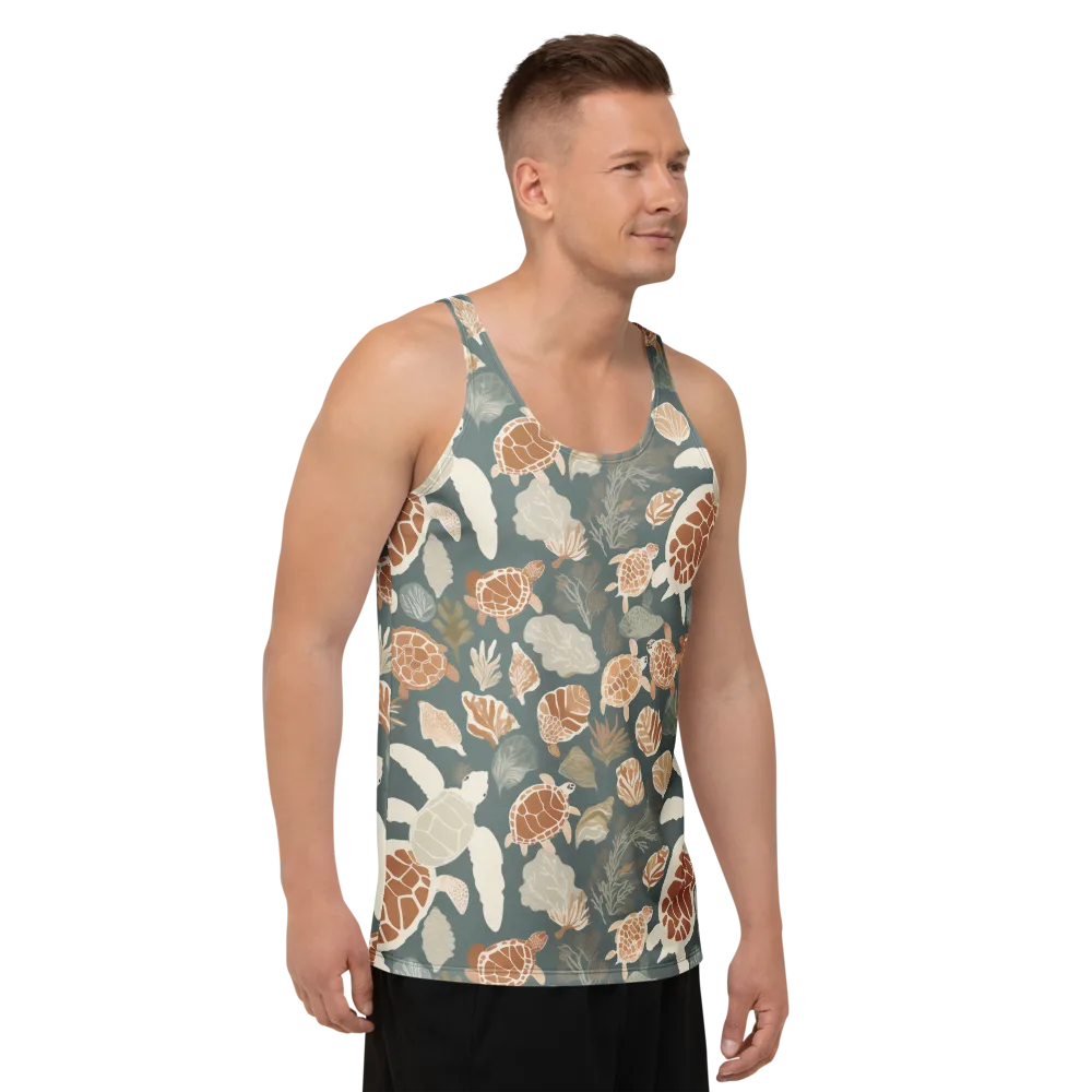 Reef Roaming on Men's Tank Top — Right Front