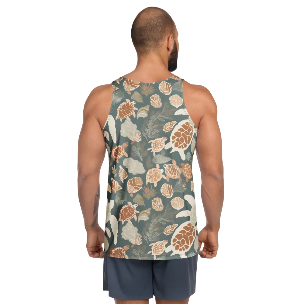 Reef Roaming on Men's Tank Top — Back