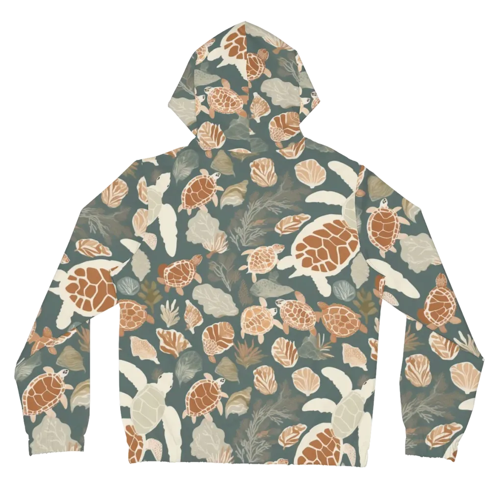 Reef Roaming on Women's Full-Zip Hoodie — Back