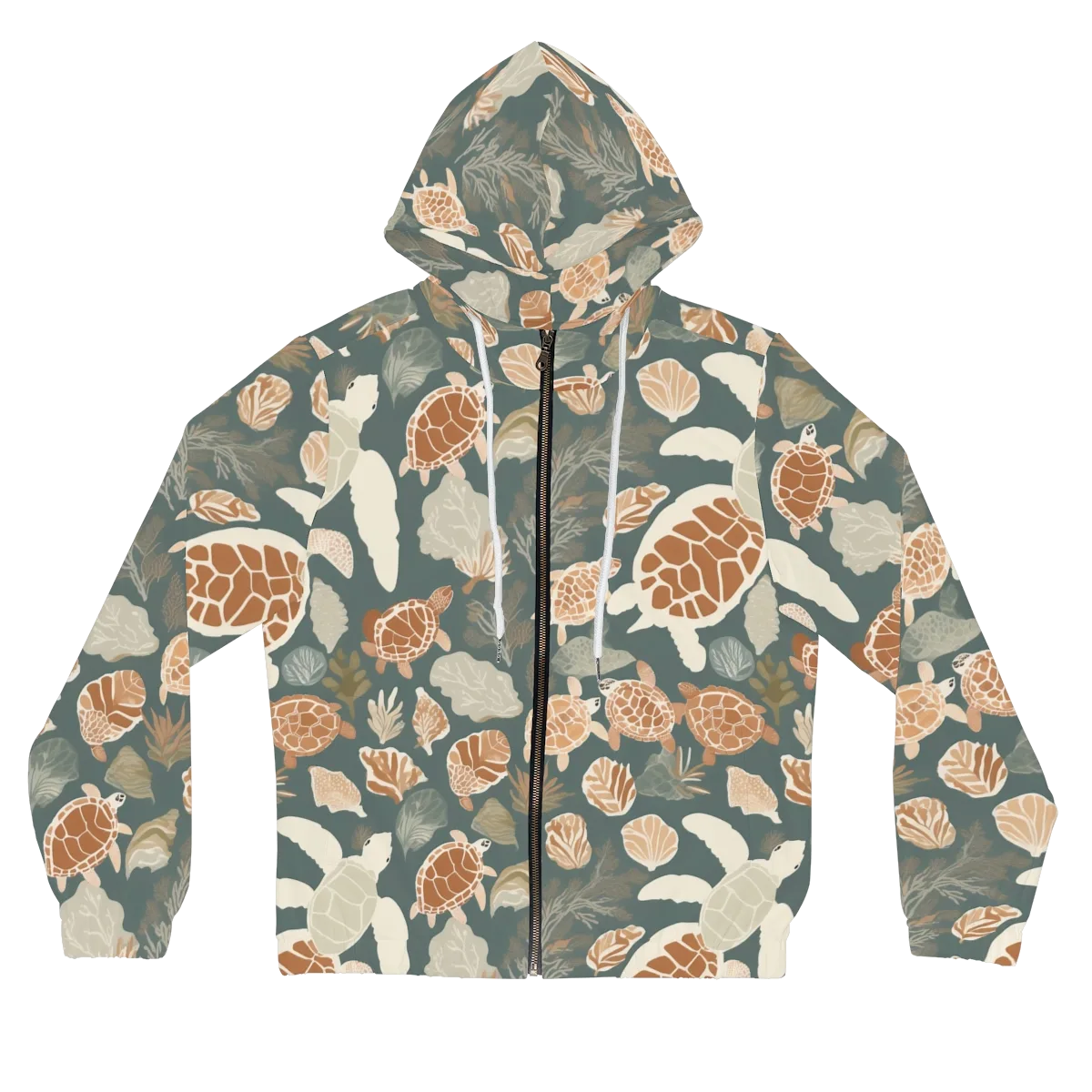 Reef Roaming on Women's Full-Zip Hoodie — Front