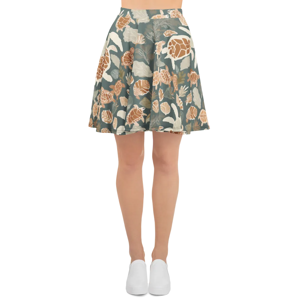 Reef Roaming on Skater Skirt — Front