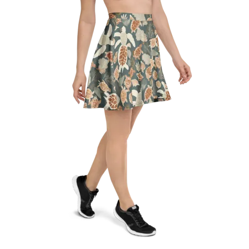 Reef Roaming on a Skater Skirt