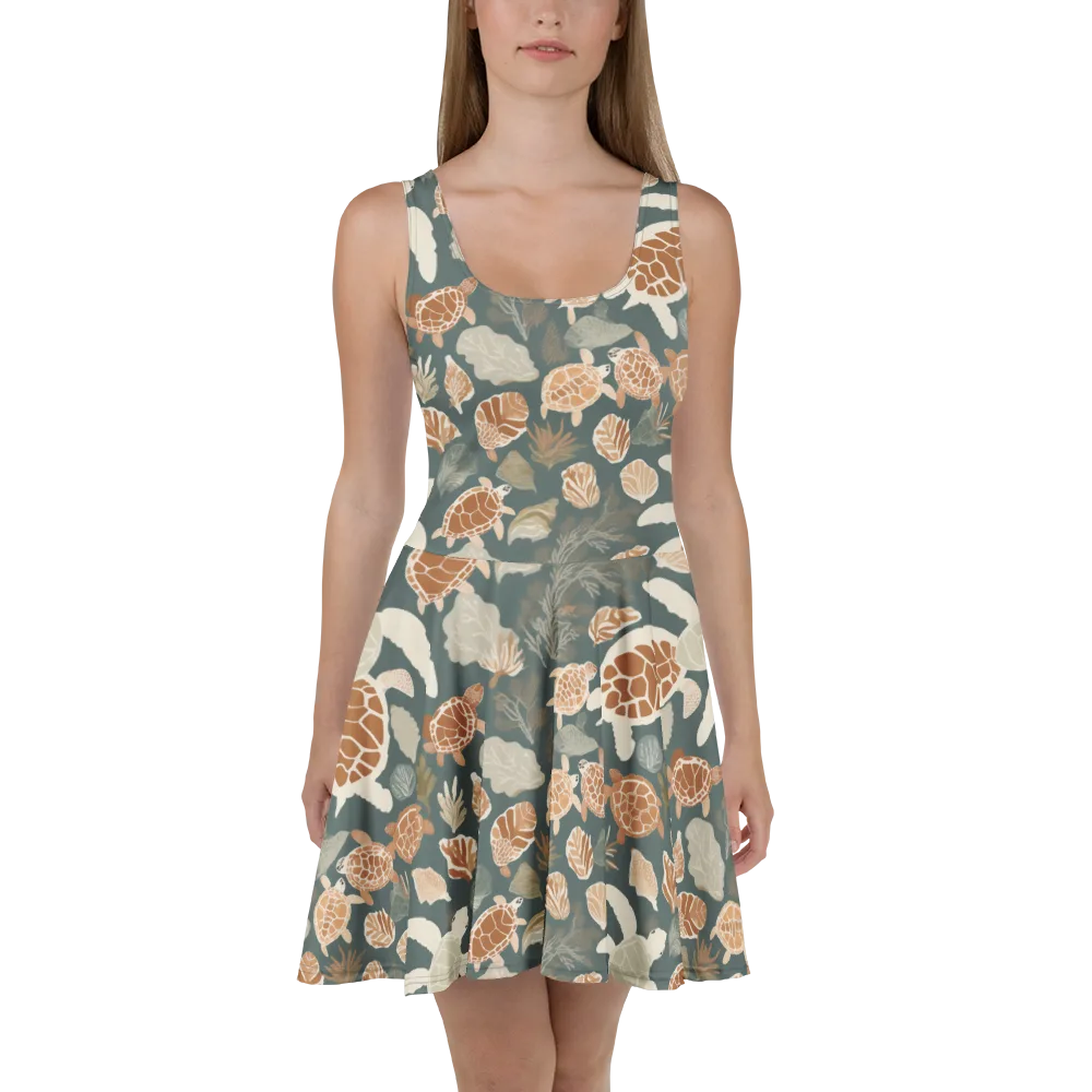 Reef Roaming on Skater Dress — Front