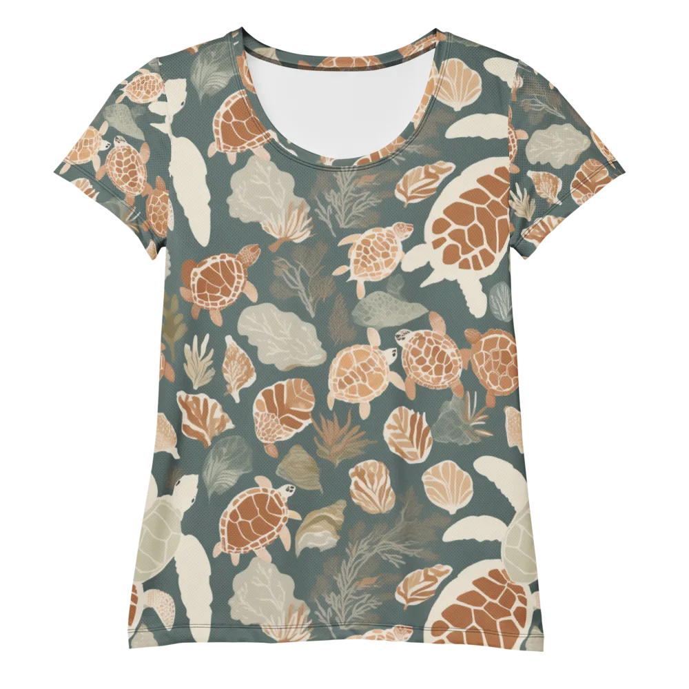 Reef Roaming on Women's Athletic T-Shirt — Front