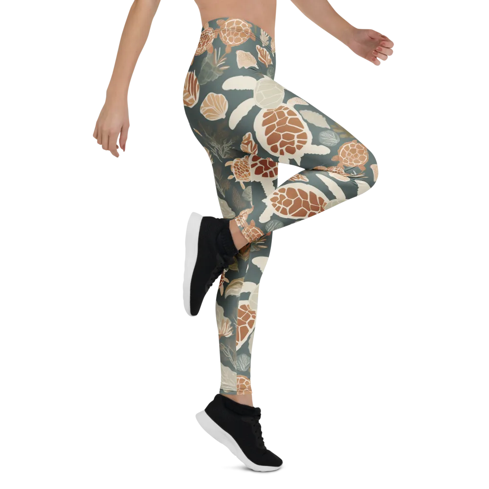 Reef Roaming on Leggings — Right