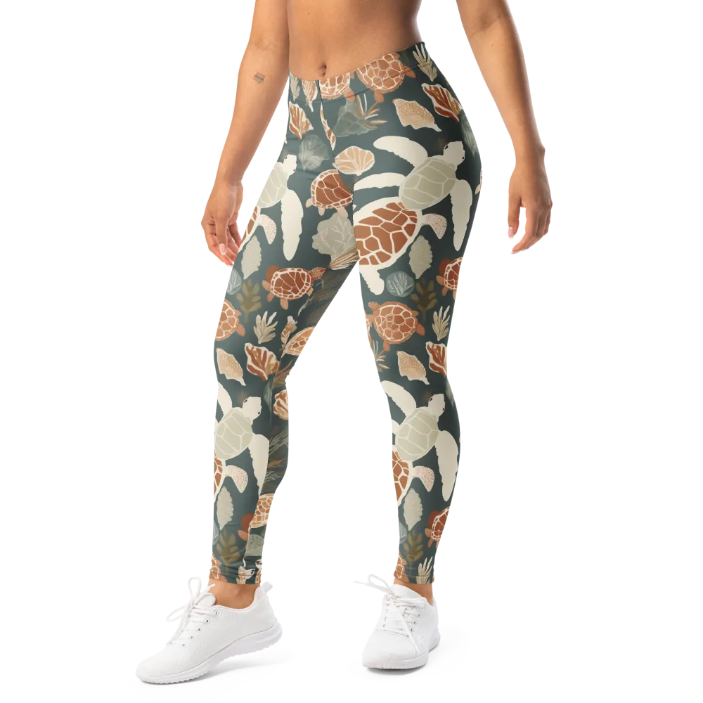 Reef Roaming on Leggings — Left Front