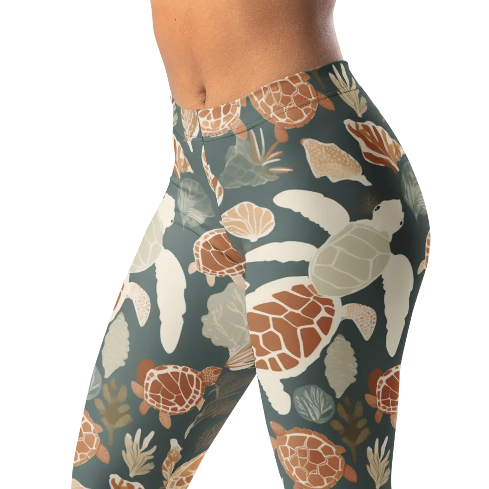 Reef Roaming on Leggings — Left Front