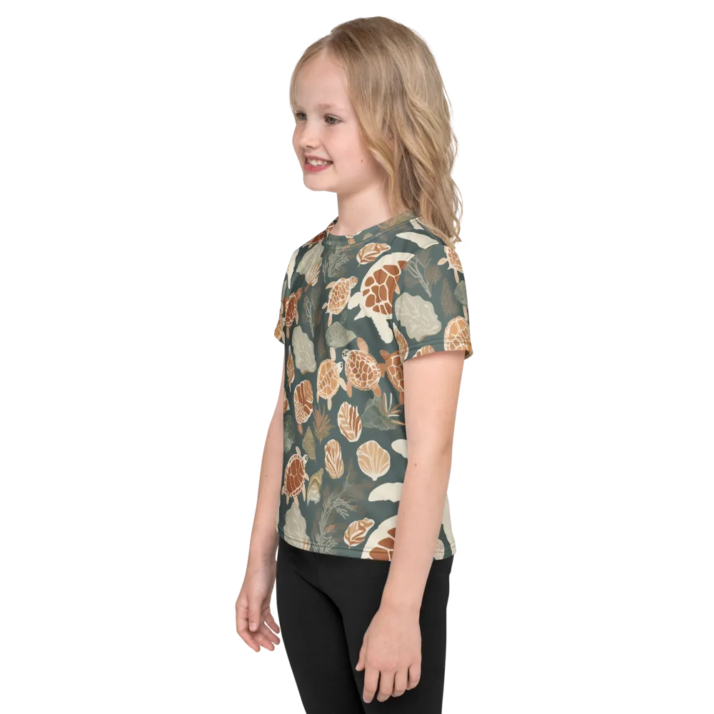 Reef Roaming on Kids Crew Neck T-Shirt — Left