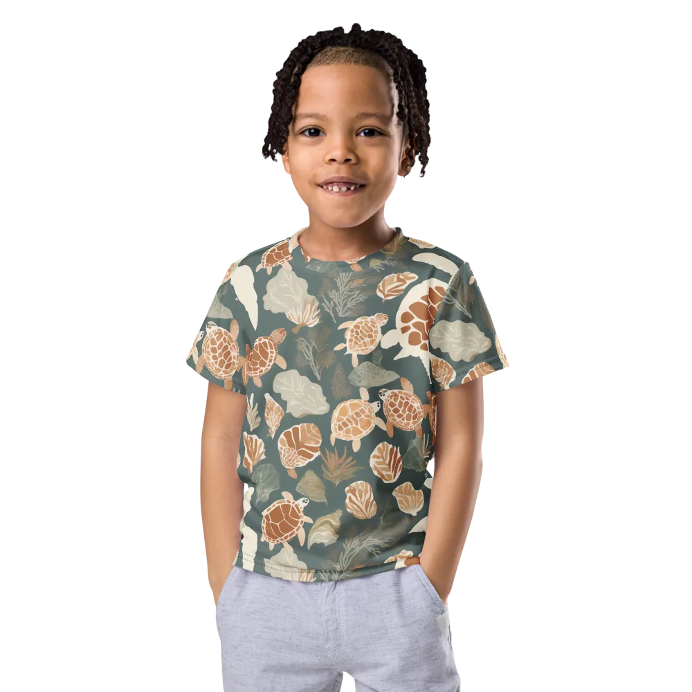Reef Roaming on Kids Crew Neck T-Shirt — Front