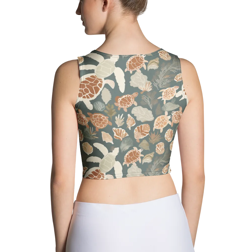 Reef Roaming on Crop Top — Back