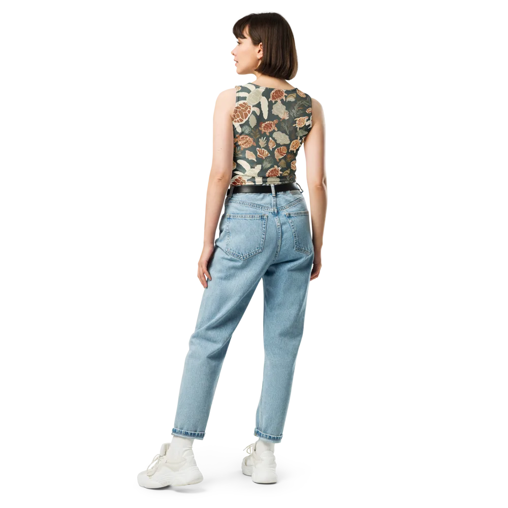 Reef Roaming on Crop Top — Back
