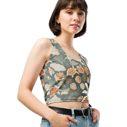 Reef Roaming on a Crop Top