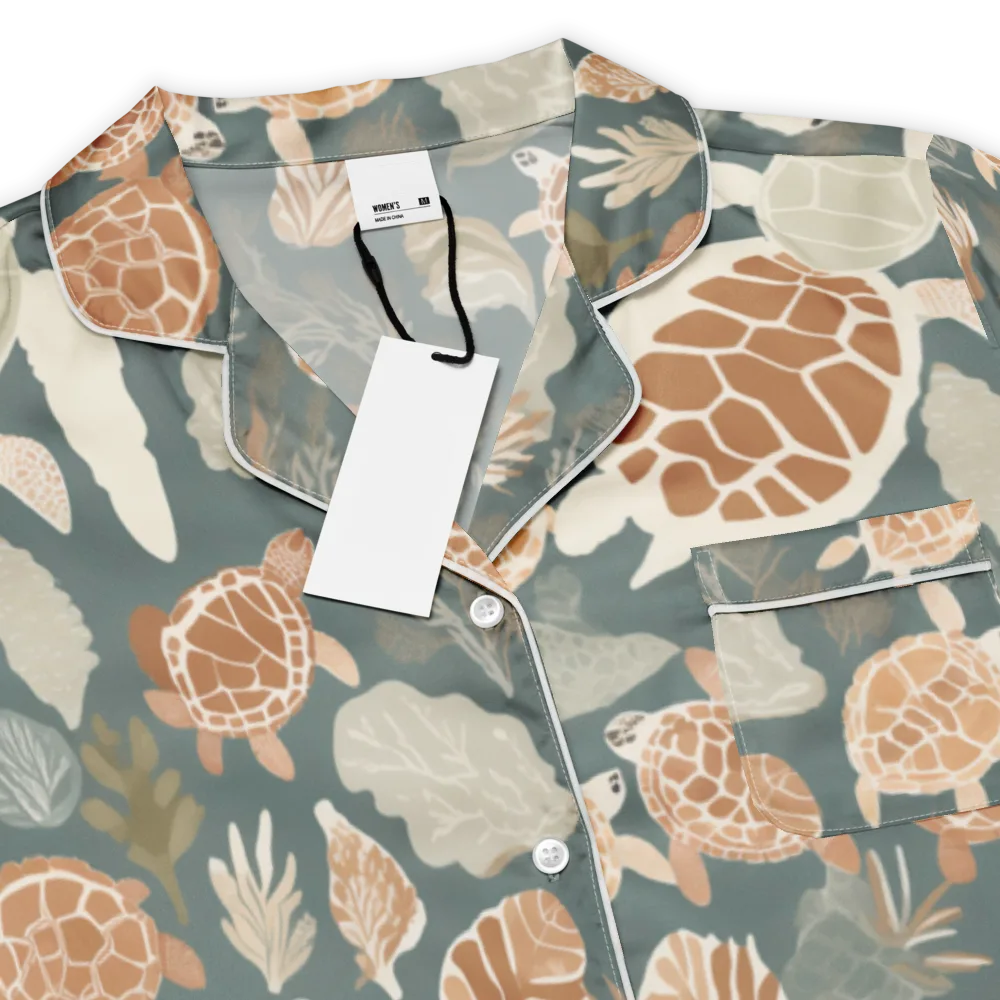 Reef Roaming on Women's Short Sleeve Pajama Top — Product details