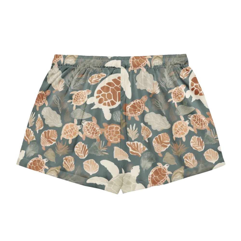 Reef Roaming on Women's Pajama Shorts — Back