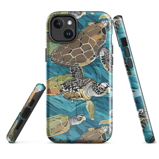 Ocean Mosaic on a MagSafe Tough Case for iPhone®