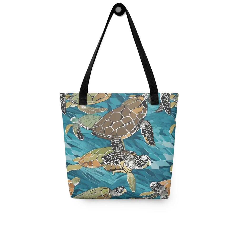 Ocean Mosaic on Tote Bag — Front