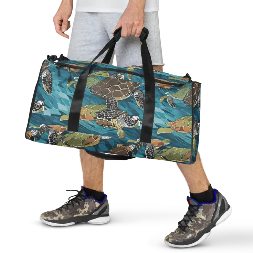 Ocean Mosaic on a Duffle Bag