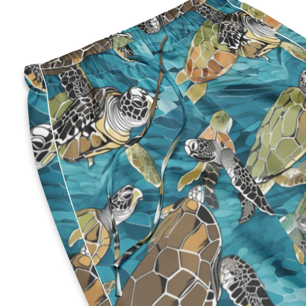 Ocean Mosaic on Women's Pajama Pants — Product details