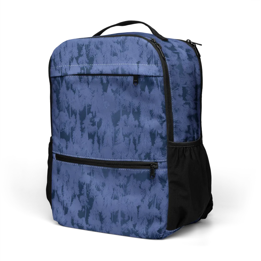 Midnight Fir on Utility Backpack — Left Front