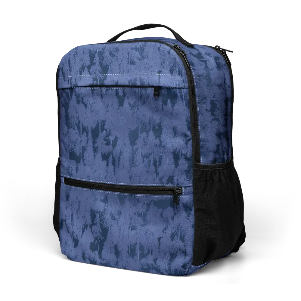 Midnight Fir on Utility Backpack — Left Front