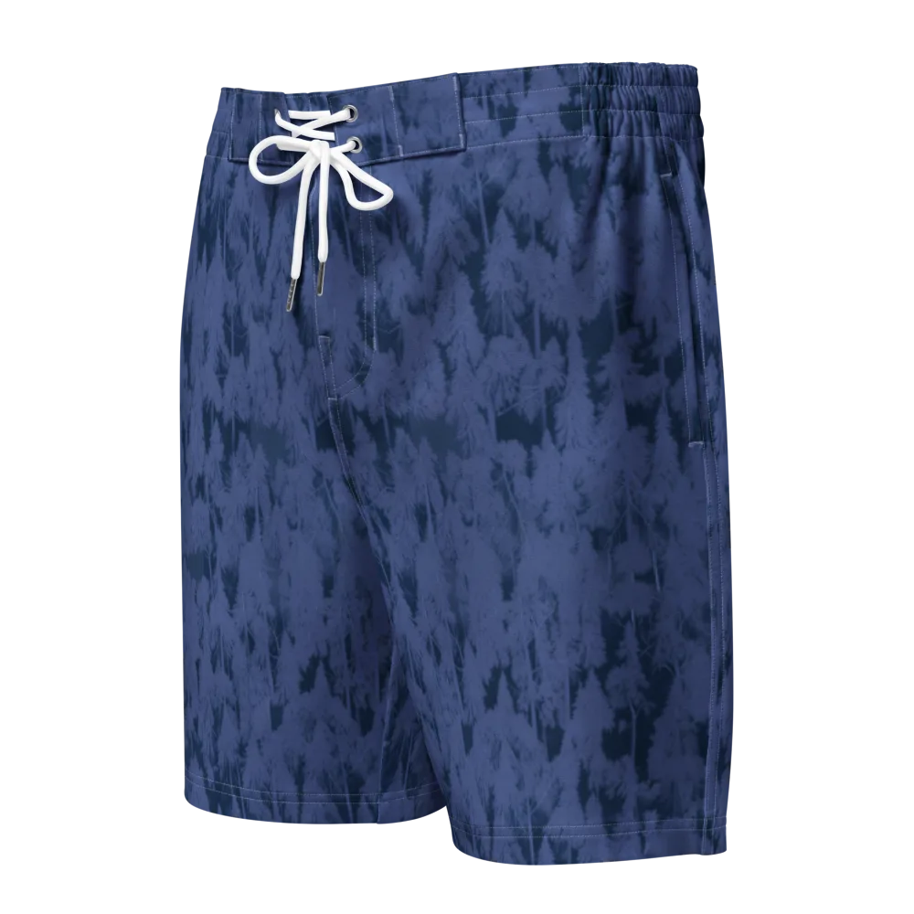 Midnight Fir on Men's Board Shorts — Front