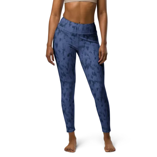 Midnight Fir on a Yoga Leggings