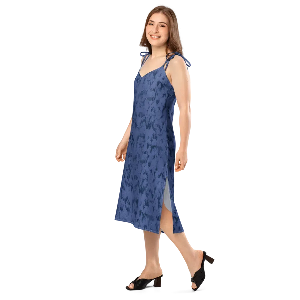 Midnight Fir on Slip Dress — Left Front
