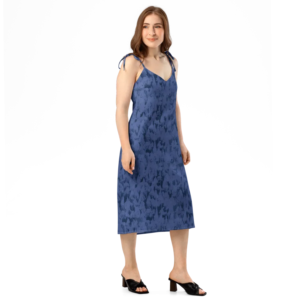 Midnight Fir on Slip Dress — Right Front
