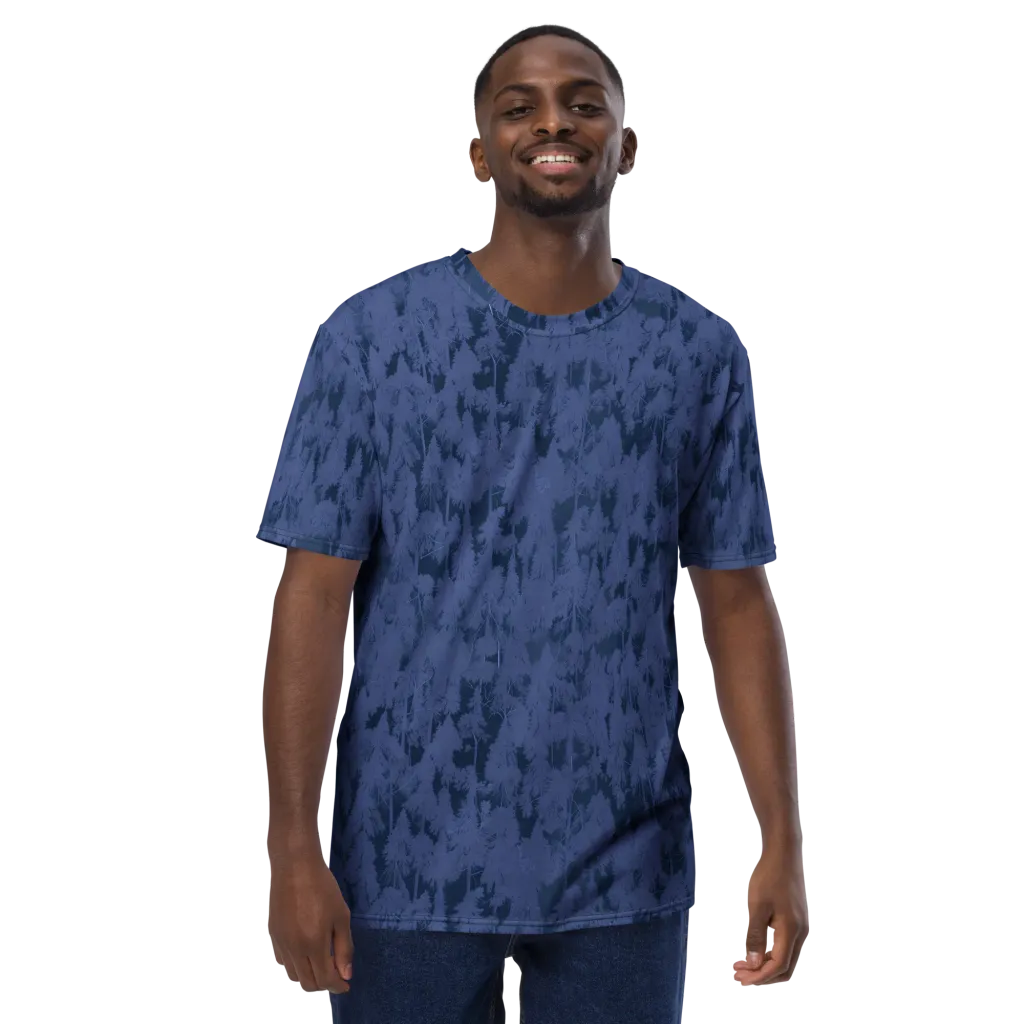 Midnight Fir on Men's Crew Neck T-Shirt — Front