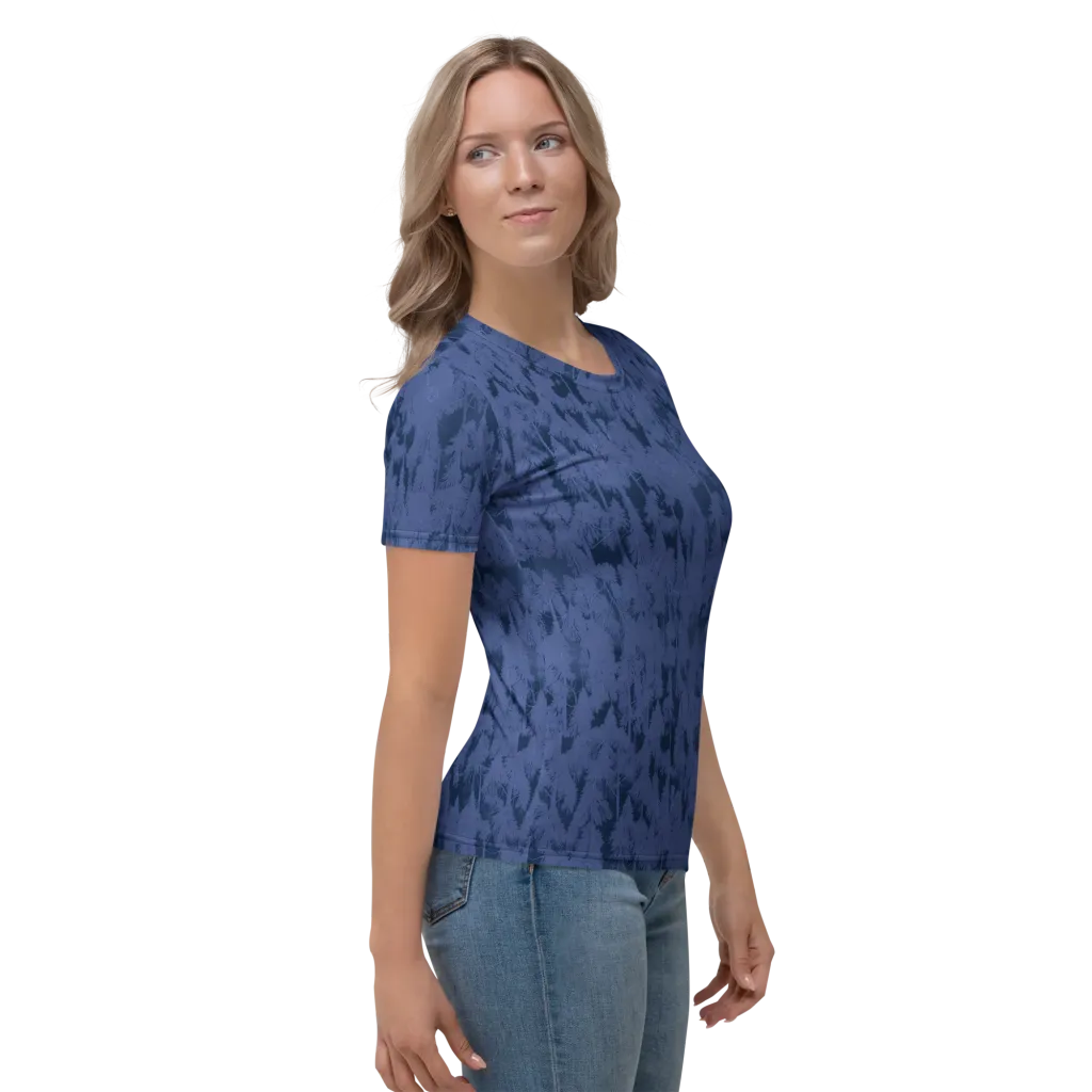 Midnight Fir on Women's Crew Neck T-Shirt — Right