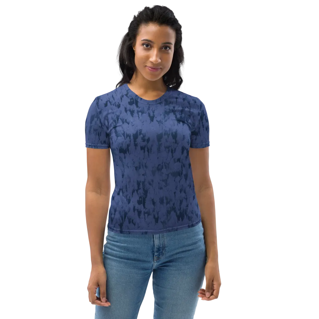 Midnight Fir on Women's Crew Neck T-Shirt — Front