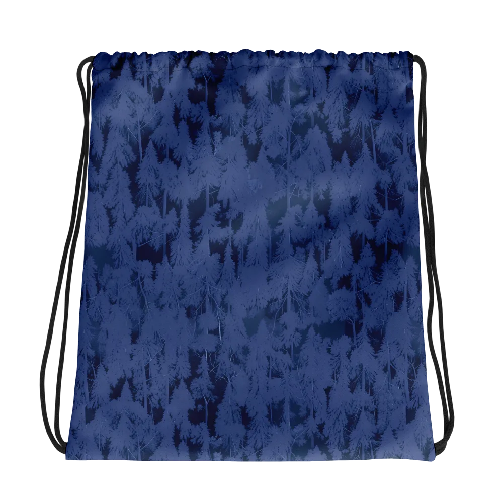 Midnight Fir on Drawstring Bag — Photo
