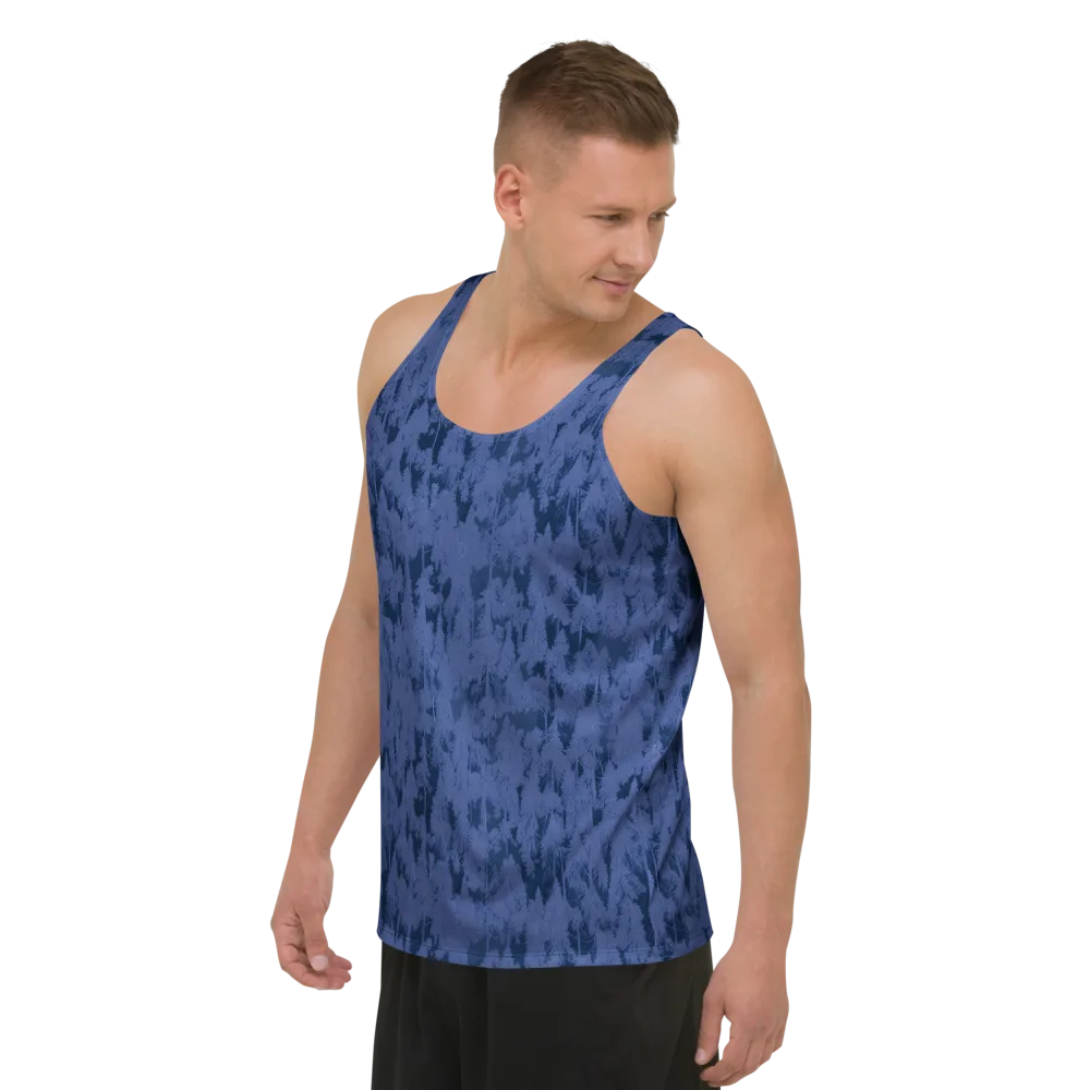 Midnight Fir on Men's Tank Top — Left Front