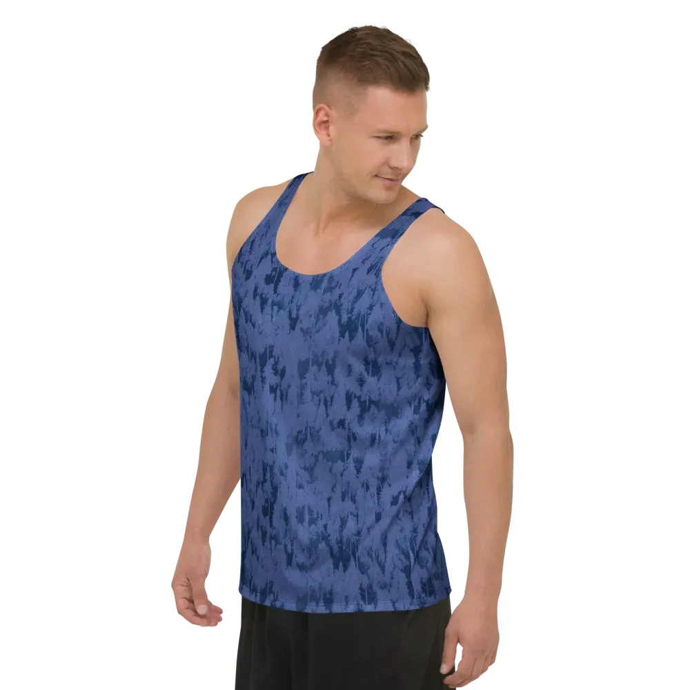 Midnight Fir on Men's Tank Top — Left Front