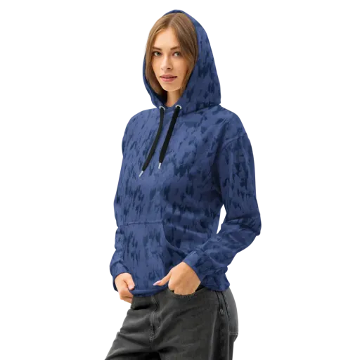 Midnight Fir on a Cotton Hoodie