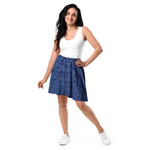 Midnight Fir on a Skater Skirt
