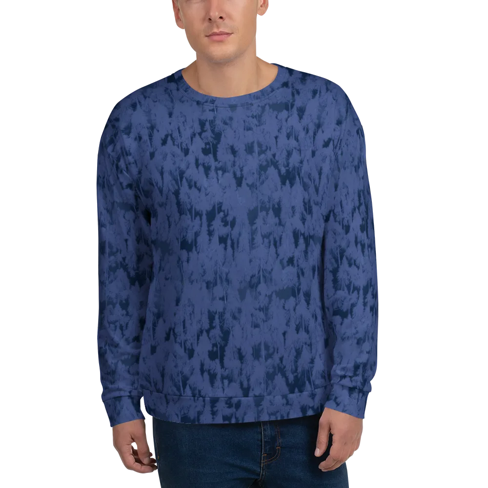 Midnight Fir on Sweatshirt — Front
