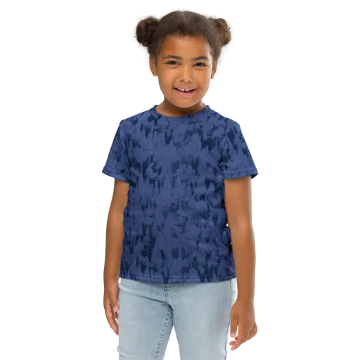 Midnight Fir on a Kids Crew Neck T-Shirt