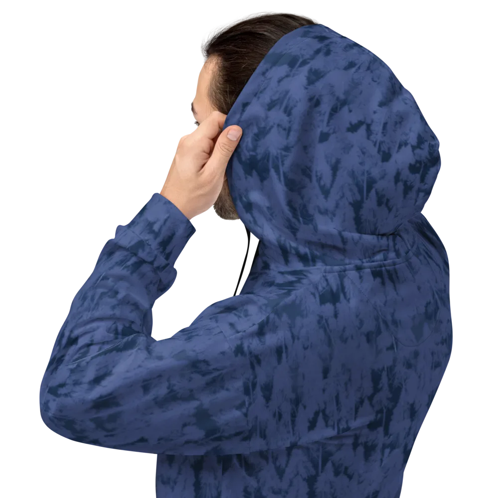 Midnight Fir on Hoodie — Back