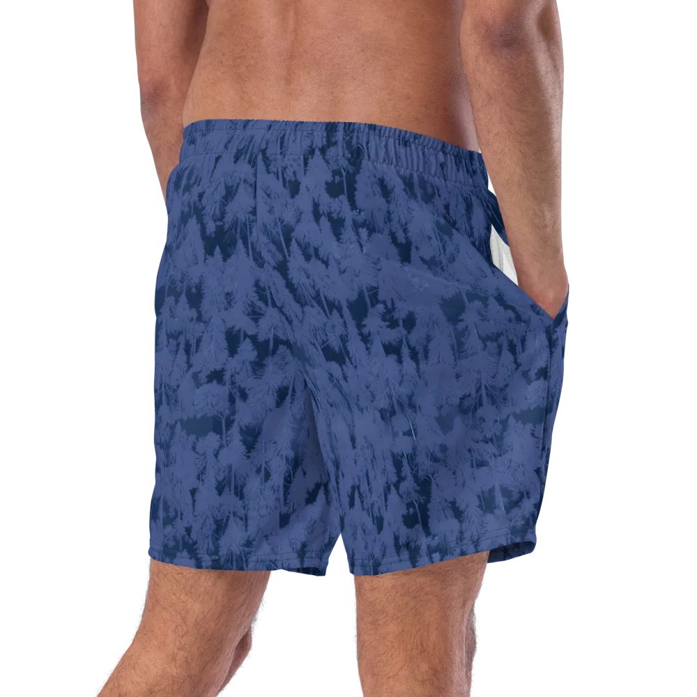 Midnight Fir on Swim Trunks — Right Back