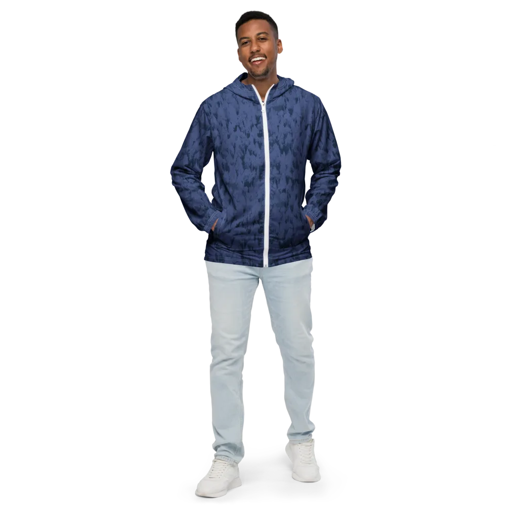 Midnight Fir on Men's Windbreaker — Front