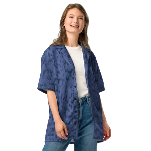 Midnight Fir on a Button Shirt