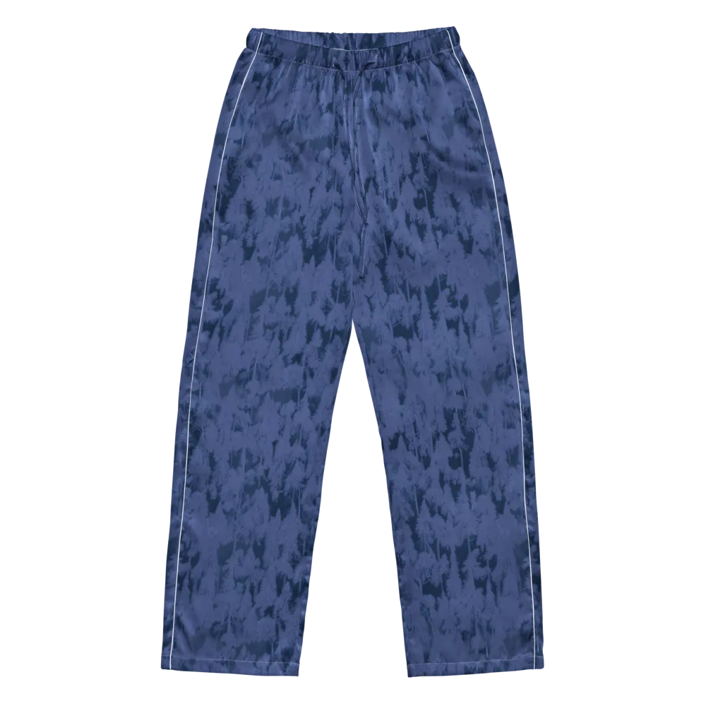 Midnight Fir on Women's Pajama Pants — Front