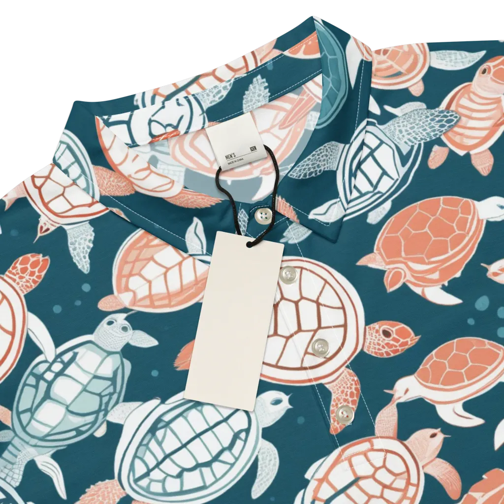 Shells At Sea on Men's Slim Fit Polo Shirt — Product details