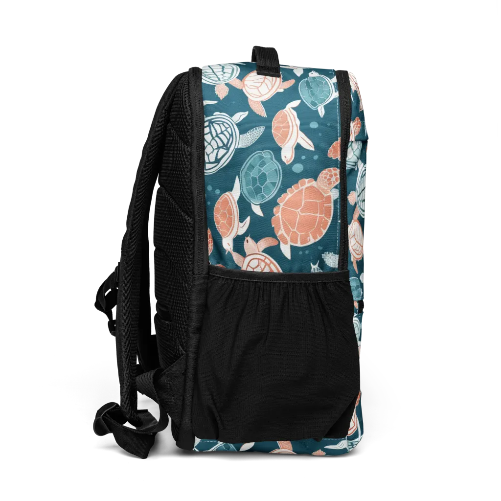 Shells At Sea on Utility Backpack — Right